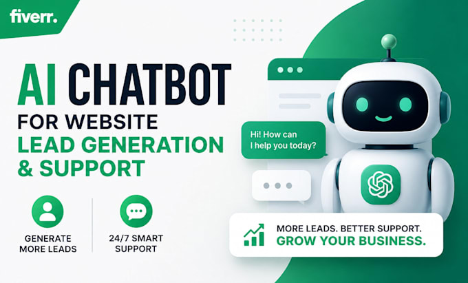 build ai chatbot for website lead generation and support
