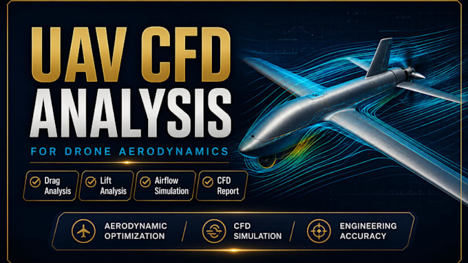 perform uav cfd analysis for drone aerodynamics