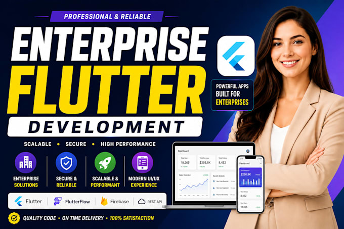 do enterprise flutter app development for business