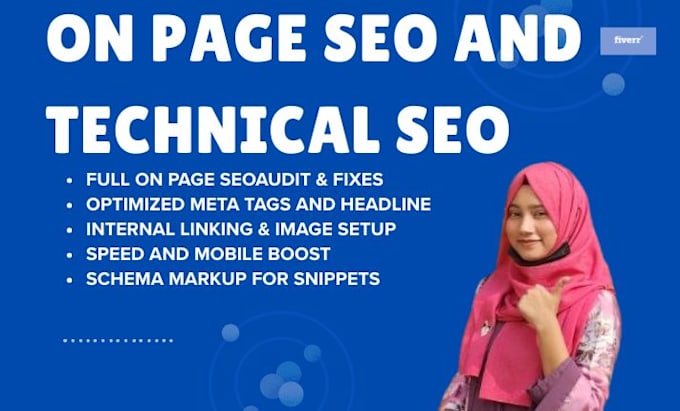do onpage SEO and technical optimization for your website