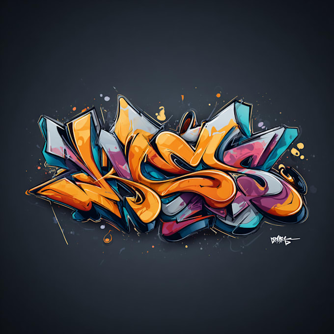 design custom graffiti lettering and typography artwork