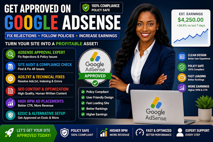 fix google adsense rejections policy violations ads issues optimize for approval