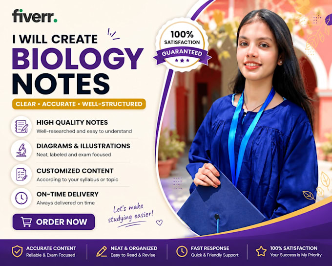 write professional biology notes