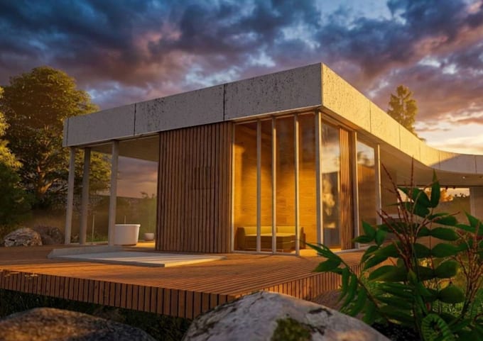 do realistic 3d architectural rendering