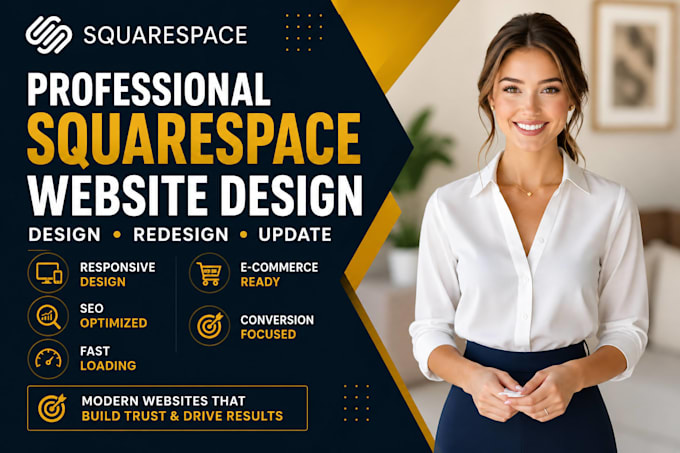 design, redesign or update responsive squarespace websites SEO mobile optimized