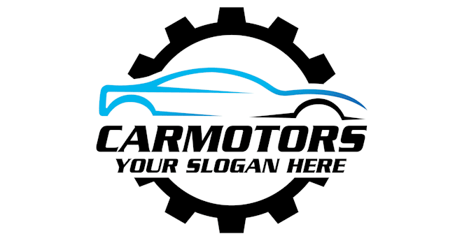 make creative car wash and auto repair logo