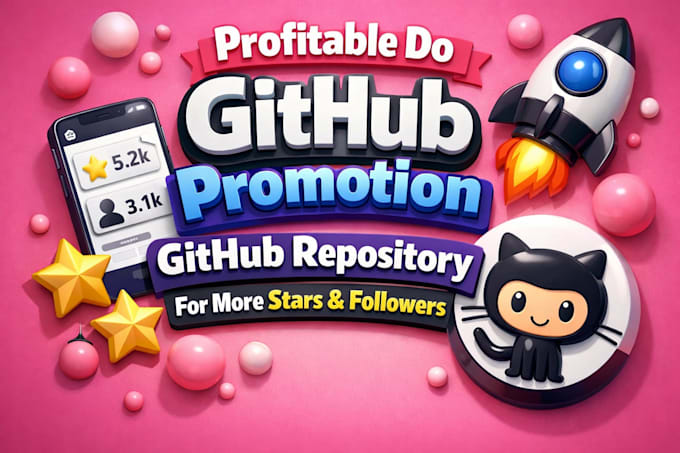 profitable do github promotion github repository for more stars followers