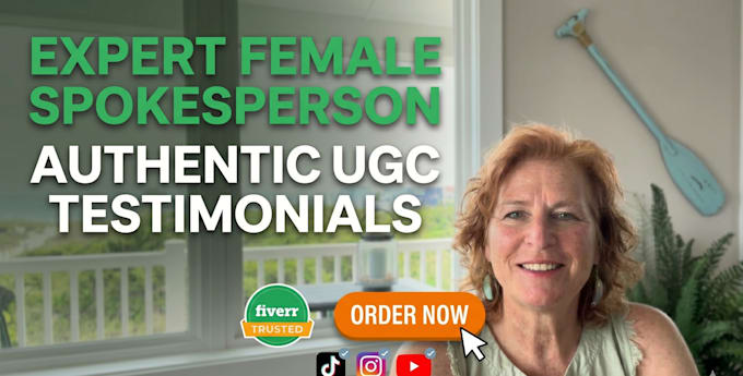 record medical video testimonial female spokesperson testimony review