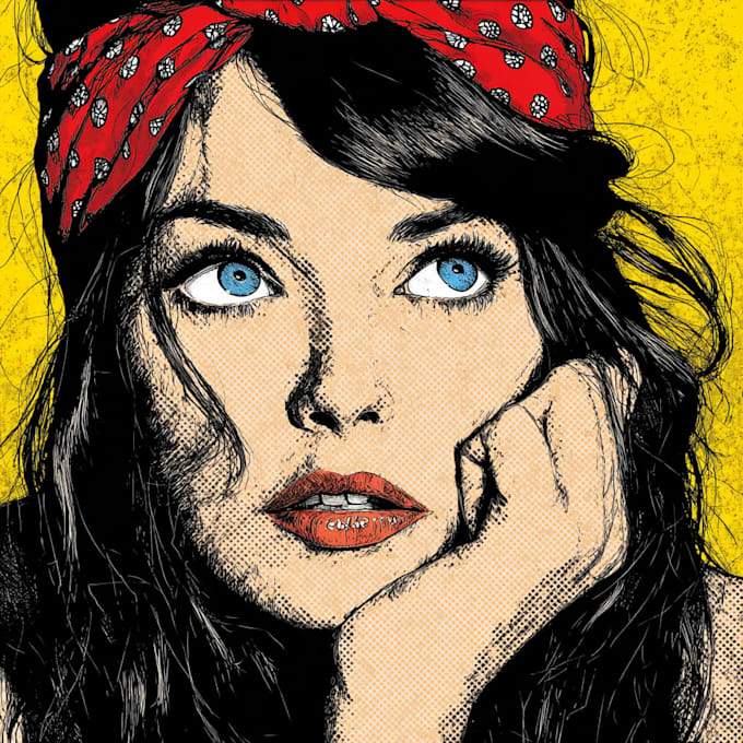 createa you into professional pop art artwork