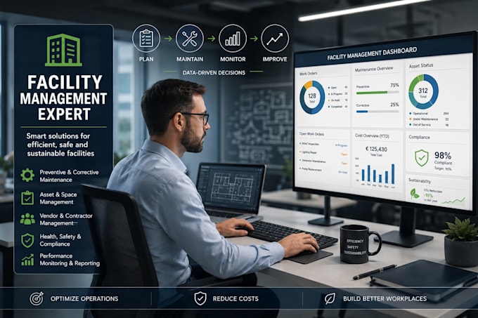 be your property manager or facility virtual assistant