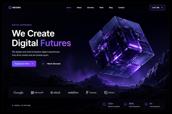 build an interactive 3d website for you