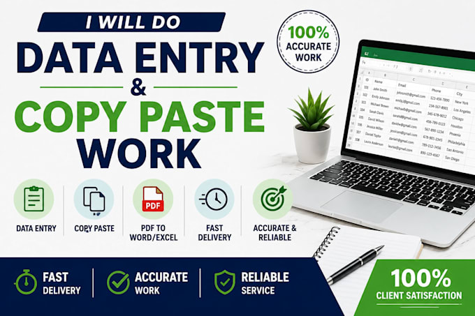 do fast typing,copy paste and simple data entry work