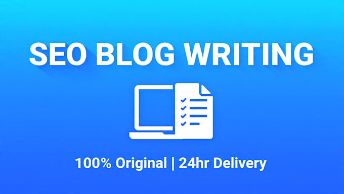 write SEO blog post and website articles