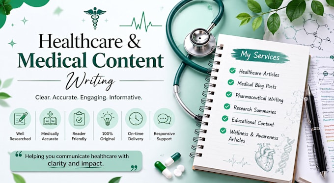 write healthcare and medical content professionally