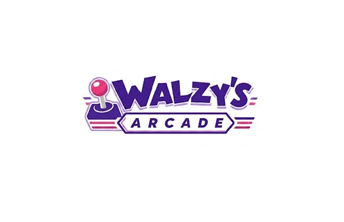 design modern arcade concept logo