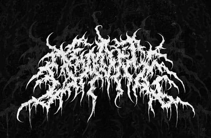 create an extreme death metal band logo