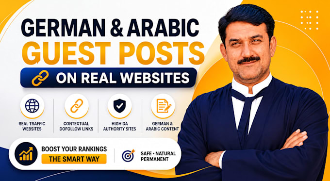 publish german and arabic niche guest posts