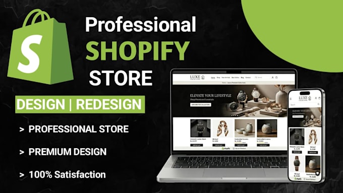 create a modern shopify website for your business
