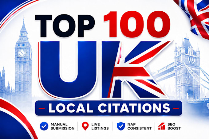 build top 100 UK local citations