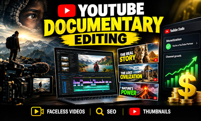 do youtube documentary video editing for high retention