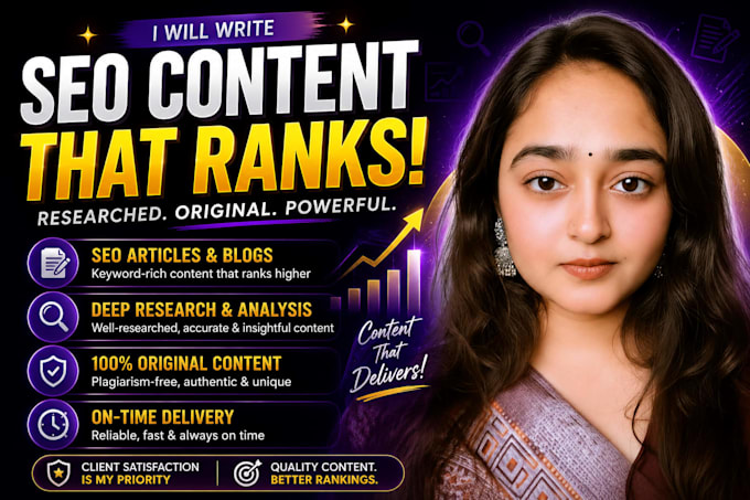 write high quality articles and engaging blog posts for your brand