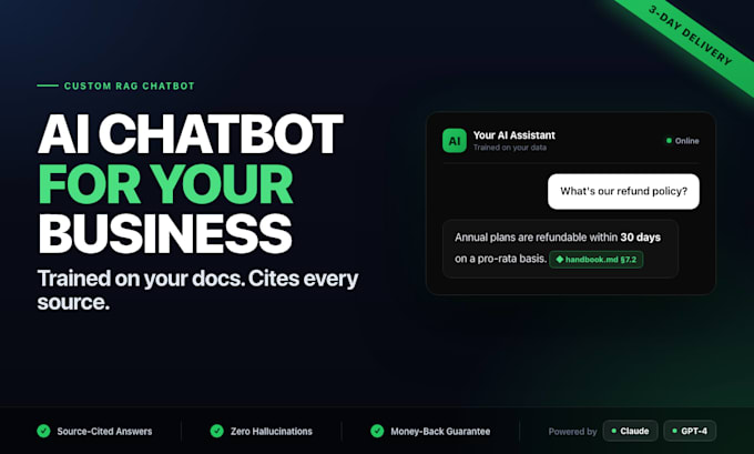 build a rag ai chatbot trained on your data with source citations
