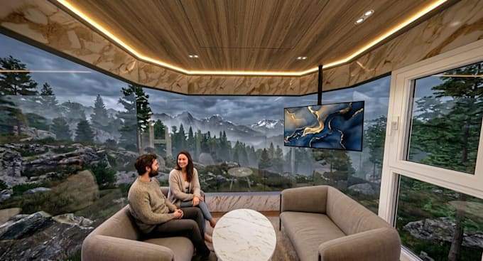 create realistic interior 3d rendering
