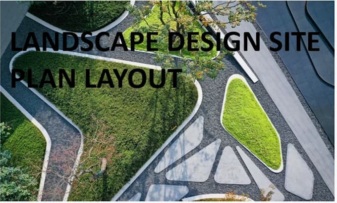 create landscape site plan 2d floor plan elevation for commercial building