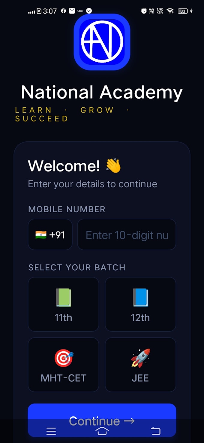 build a professional android app using react native and firebase
