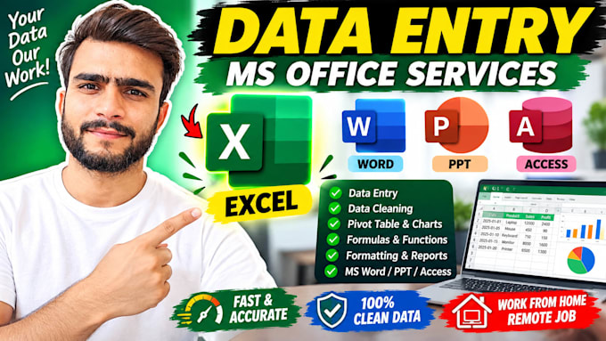 accurate data cleaning microsoft excel and ms word and ms access