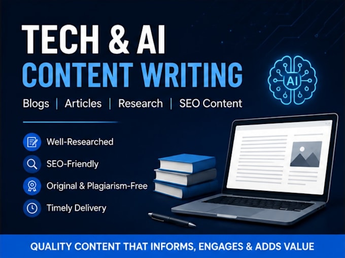write engaging tech, ai and startup content