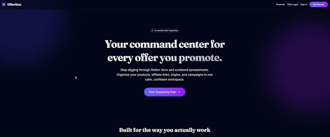 design a simple modern web app dashboard or business tool