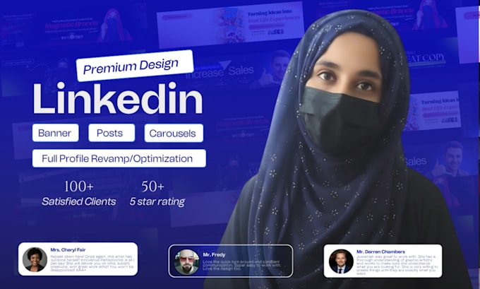 Design a professional linkedin banner for profile optimization and ...