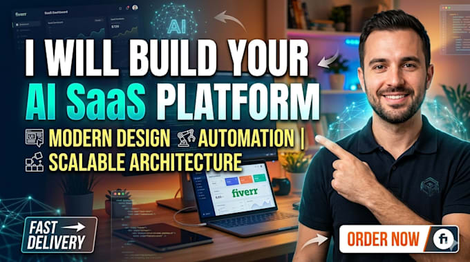 build your ai saas platform with modern design, automation