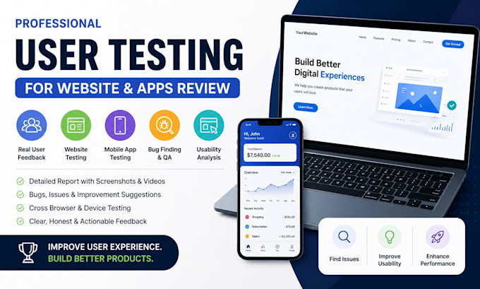 do app tester QA manual testing website testing software web app mobile app