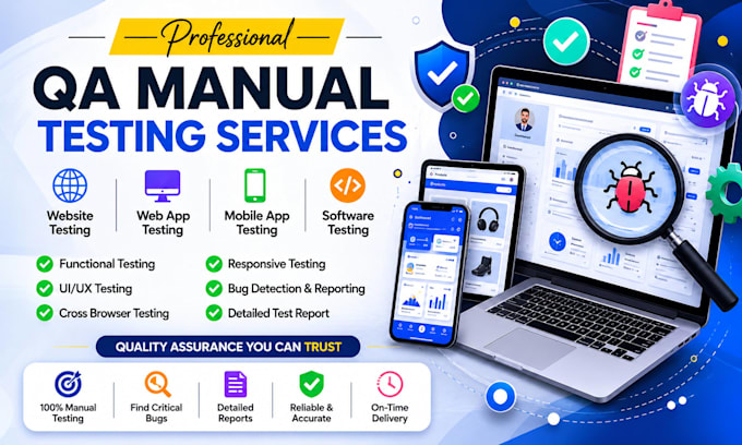 do app tester QA manual testing website testing software web app mobile app