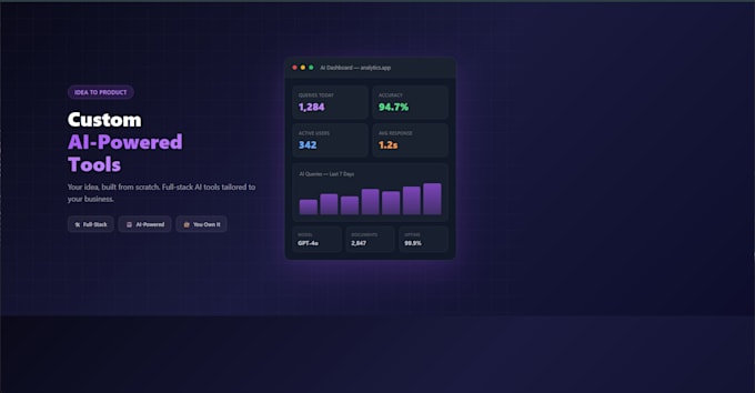 build a custom ai powered tool for your business