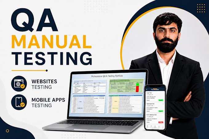 do QA manual testing and bug reporting for your website or app