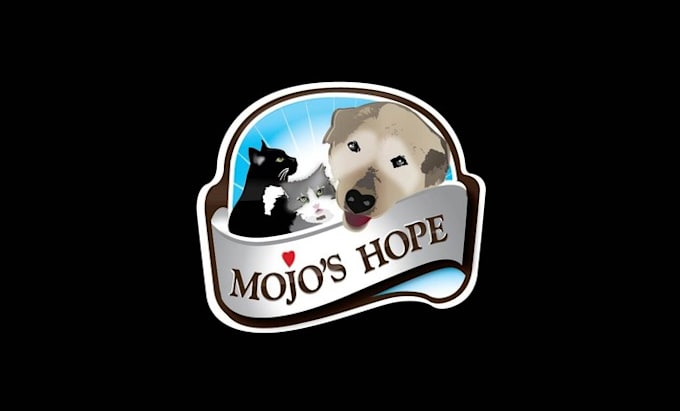 design pets animals healthy care logo