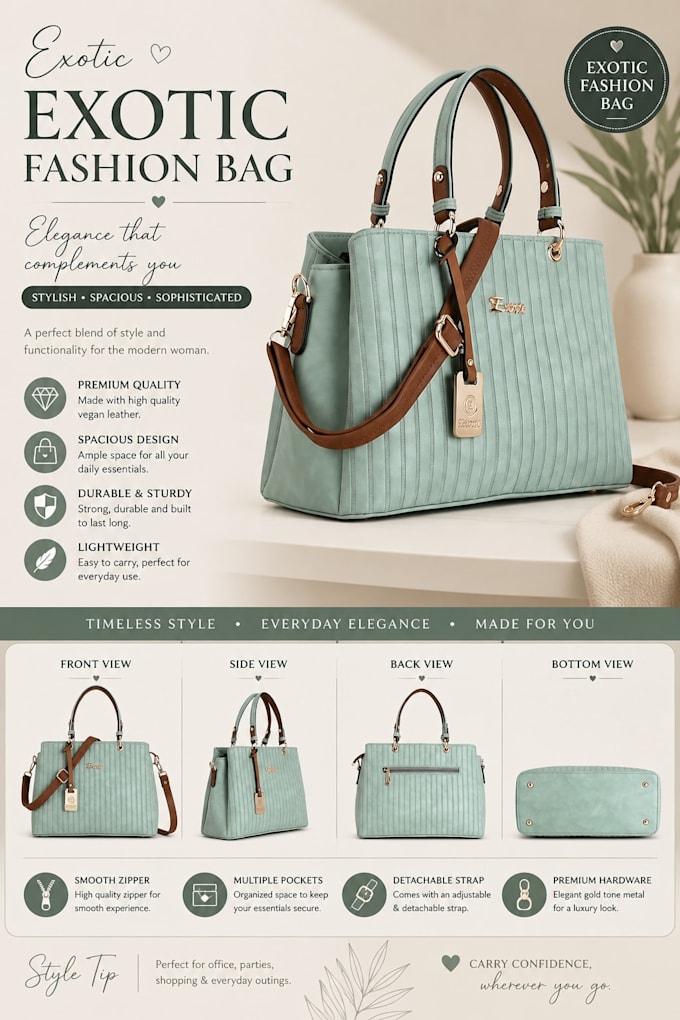 create aesthetic pinterest pins and product ad designs