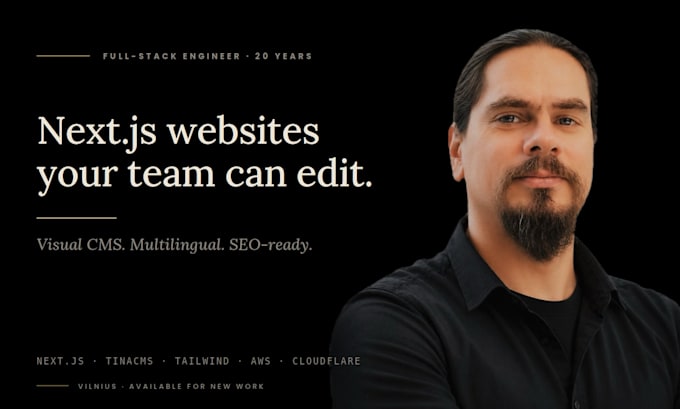 build a nextjs website with cms and multilingual support