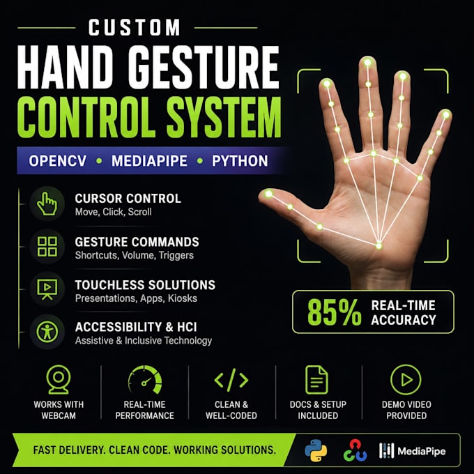 build a custom hand gesture control system