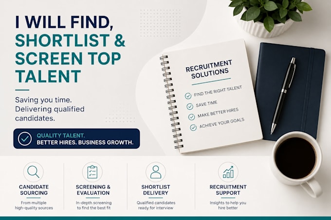 recruit and source qualified candidates