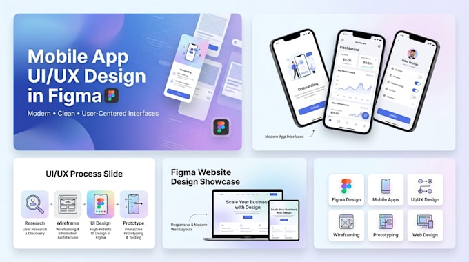 do figma mobile app design, mobile app, UI UX design, figma website design