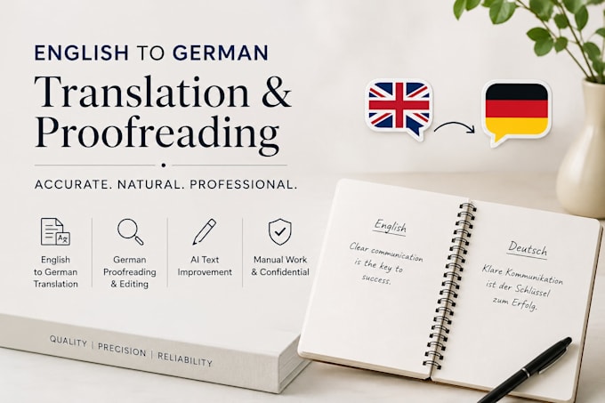 translate english text into natural german