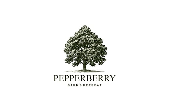 design pepper berry barn retreat logo