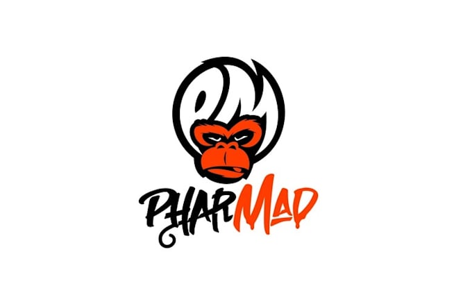 design unique pharmad rebrand logo