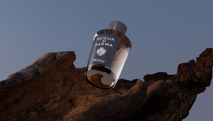 create luxury 3d perfume bottle rendering and fragrance cgi for ecommerce