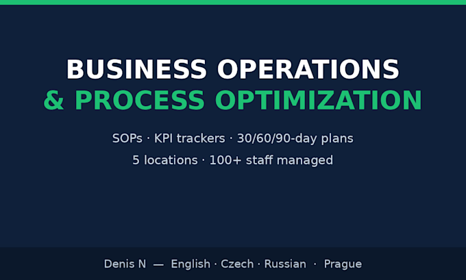 optimize your business operations and processes for growth