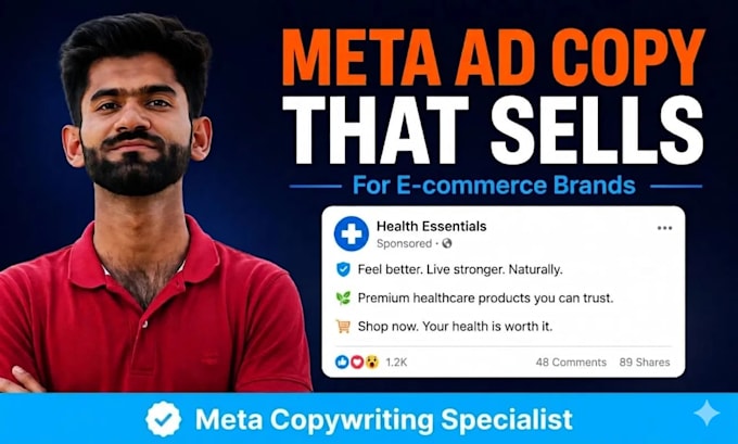 write high converting facebook and instagram ad copy for ecommerce brands